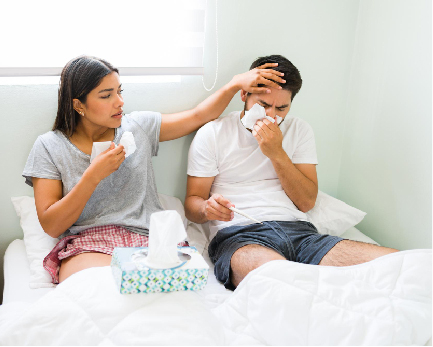 People suffering from Influenza